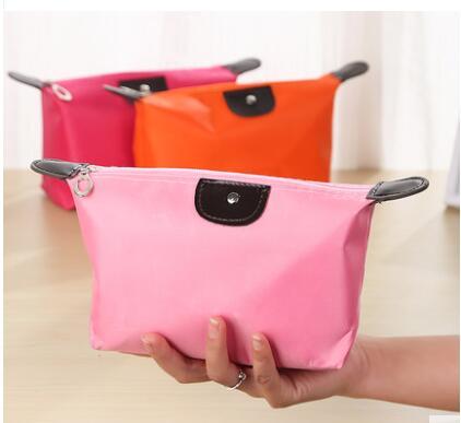 hot sale good qulaity lady's Cosmetic bag small waterproof dumplings storage bag wash bag clutch purse