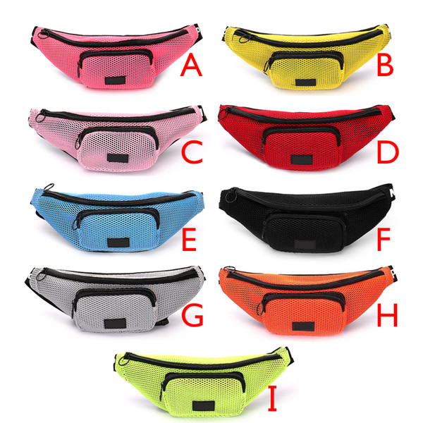 Pink letter Waist Bag Fanny Pack sports running messenger bag cosmetic bags shoulder bag