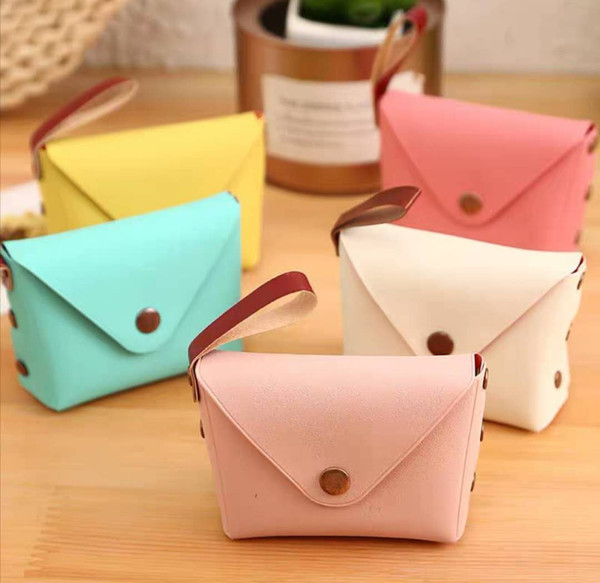 New fashion trend of women's make-up bag in 2019 to lovely candy color mini-pocket coin key bag creative gift small gift