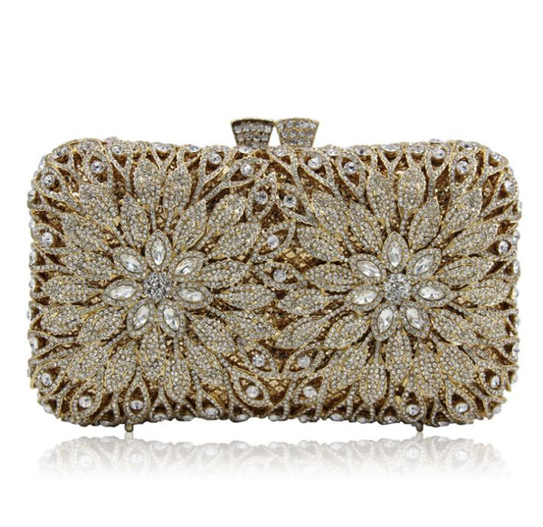Evening bags Hand bags Bridesmaid clutches Evening purses handbags Banquet One-sided hot drilling pearl Diamond Cosmetic clutch bag 551