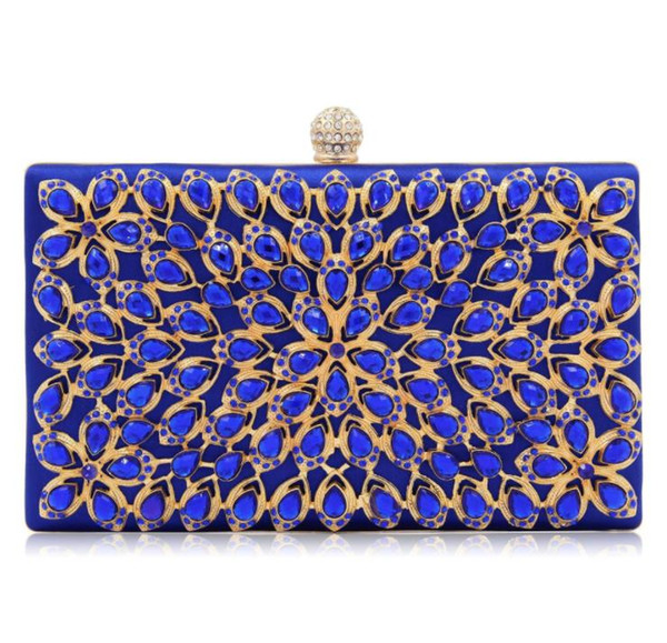 Evening bags Hand bags Bridesmaid clutches Evening purses handbags Banquet One-sided hot drilling pearl Diamond Cosmetic clutch bag 547