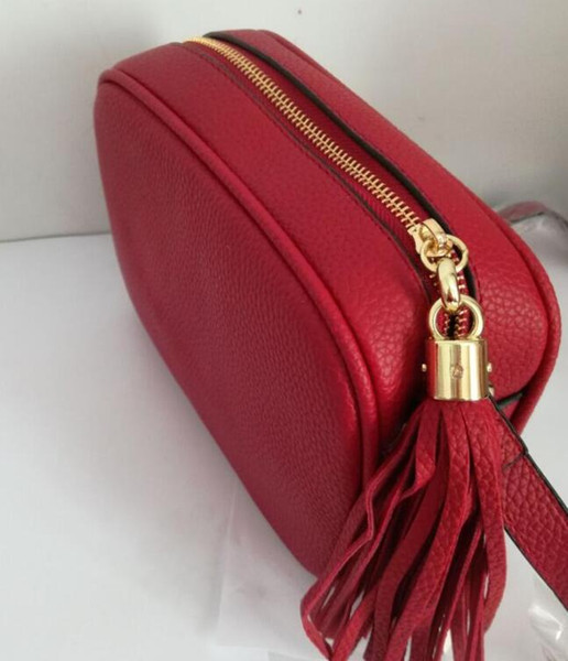 Women Fashion Bag Famous Brand Designer Shoulder Bag Tassel SOHO Bags Ladies Tassel Litchi Profile Women Messenger Bag