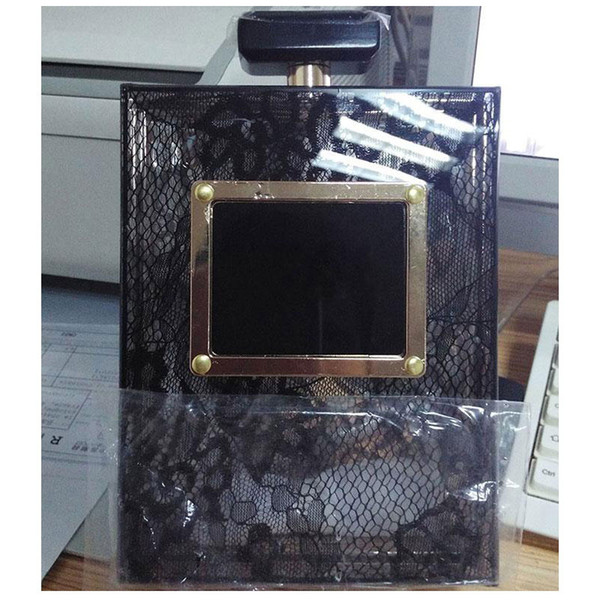 Famous Brand Evening Handbag Perfume Acrylic Clutch Purse Bag Premium Bottle Bags Messenger Chain Shoulder Bag Gold Lable - PZ02