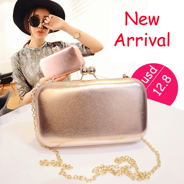 New Designed Brand Candy Box Bag Metal Frame Summer Perfume Stylish Evening Bags Handbag Chain Bag Cute Ladies Banquet Purse - GH6