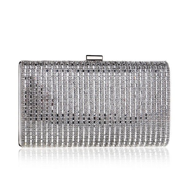 Rhinestones Women Shoulder Handbags Small Wedding Clutch Phone Key Purse Bag Evening Diamonds Party Bag