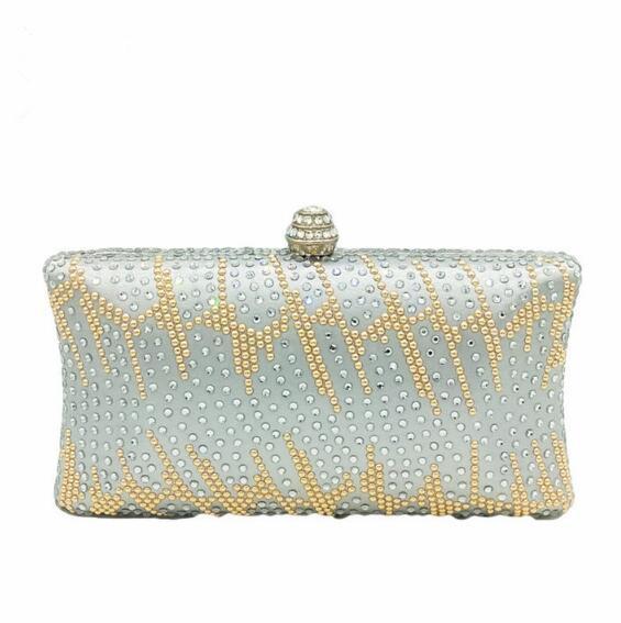 Green Emerald Crystal Evening Clutch Bags Wedding Bag Women Diamond Cocktail Party Chain Shoulder Handbags MIL0912