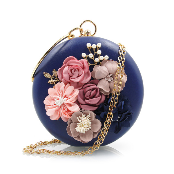 2018 New Women Clutch Ladies Flower Bag Female Clutch Purses Party Wedding Bags