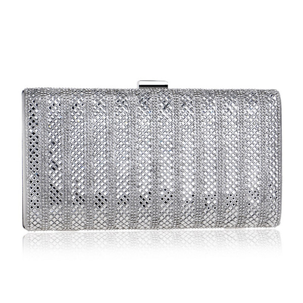 Rhinestones Women Shoulder Handbags Small Wedding Clutch Phone Key Purse Bag Evening Diamonds Party Bag 06