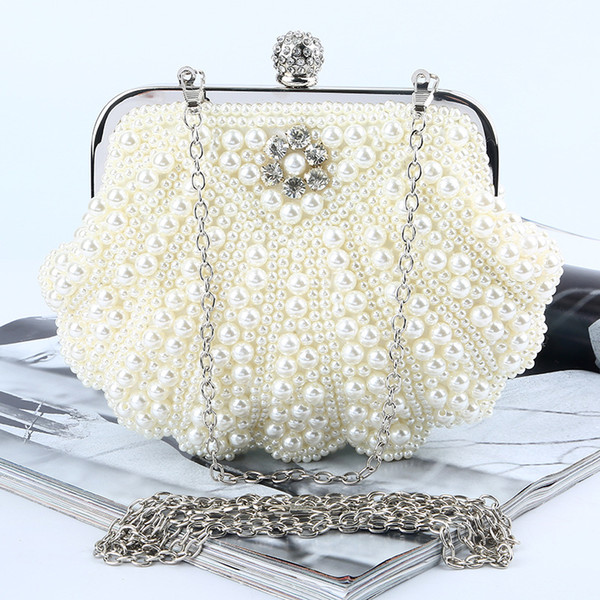 Factory/Retaill/Wholesale brand new handmade fantastic evening bag/beaded bag with satin for wedding/banquet/party/porm(More Colors)