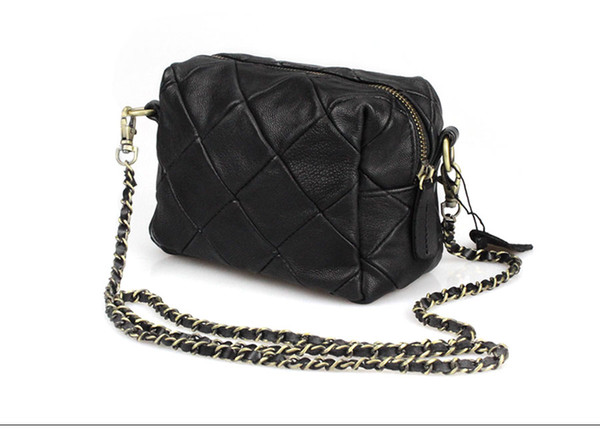 Best-selling High quality Brand design Maxi Jumbo XXL Plaid Chain bag Lambskin Fashion Woman Caviar Leather Shoulder Flap Bag 58601 Handbag