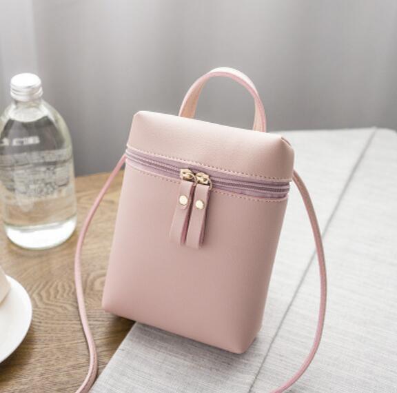 Fashion mobile phone bag woman 2017 new mini package Korean version summer mobile phone bag slanting with zero purse woman vertical trend