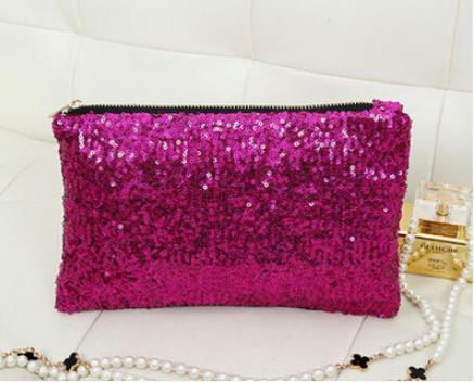 Hot Selling!2014 Fashion Women's Clutch Sparkling Shoulder Bags Clutch Party Evening Bag Ladies Handbag Girls Crystal Bling Purse 5 Colors