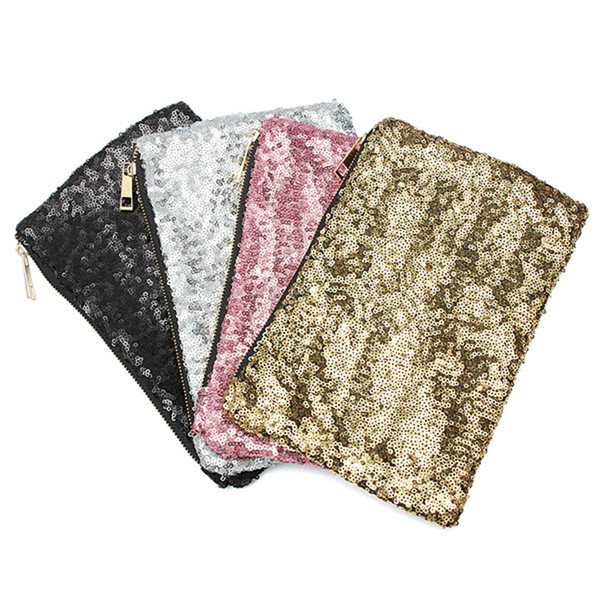 New Arrival Fashion Spangle Sequins Clutch Bag Handbag Dazzling Bling Party Evening Clutche Hot