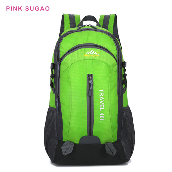 Pinksugao luxury backpack designer school bags men backpack hot sales shoulder bags student school bag waterproof material black color
