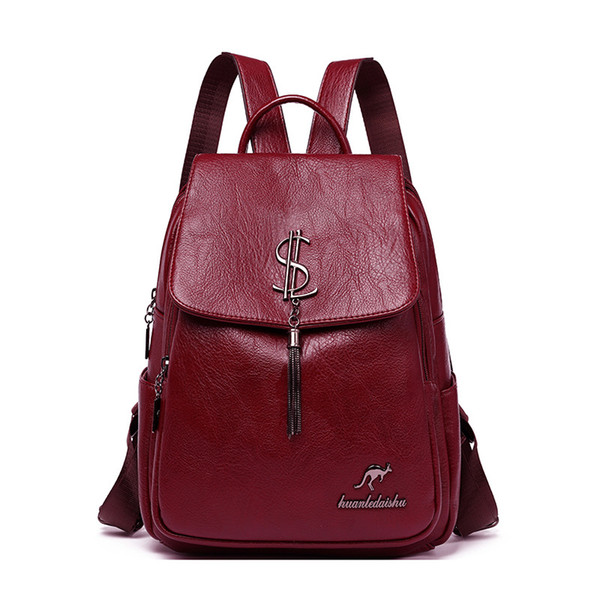 Pink sugao women designer backpack new fashion backpacks BHP pu leather shoulder bag new styles backpacks school bag high quality