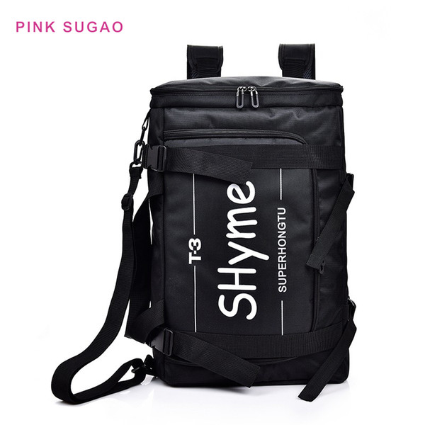 Pink sugao men and women backpacks designer waterproof travel bag outside nylon backpack new fashion school bags hot sales