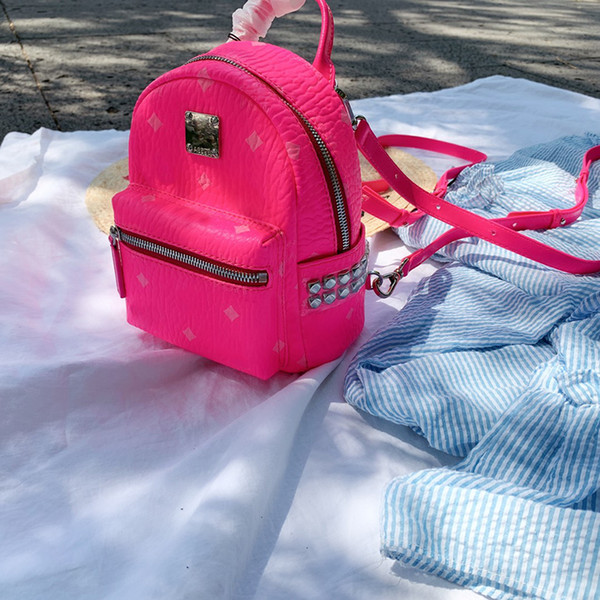 Pink Sugao backpack luxury designer backpack for women girl high quality fasgion style good leather 2022new style backpack women school bag