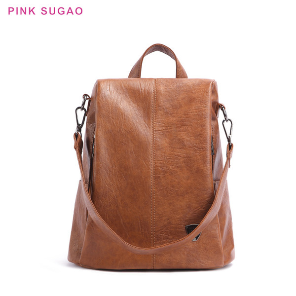 Pink sugao backpacks shoulder bag designer backpack 2022new fashion backpack student school bags shoulder bag pu leather large backpacks