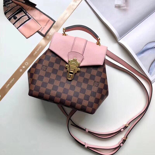 Top-Qaulity M42262 size 21..21..11cm Italy Designer fashion Backpack bag Silk Lining with Dust Bag package Free Shiping