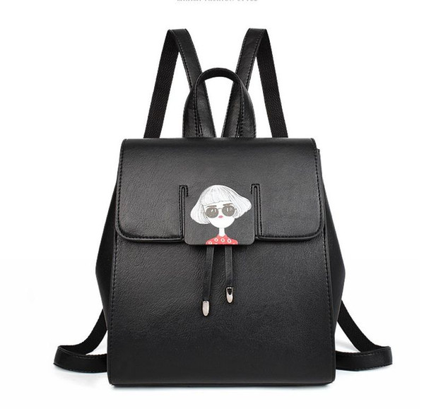 MU LANG Women School Travel Daily Casual Vintage Retro Bagpack The new style fashion female students backpack fashion and casual