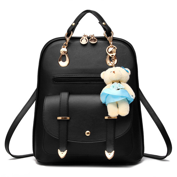 MU LANG Fashion women backpacks for teenage girls high quality shoulder bag female zipper school bags preppy style