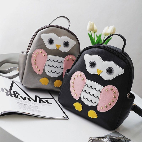 The new style multi-purpose han version of the style of the hip bag student cartoon cute shoulders small backpack