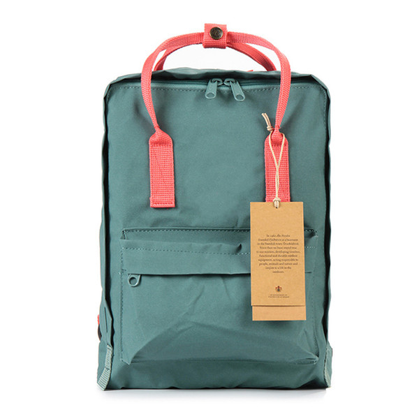 Wholesale- 2017 New Backpack School Bag Girls double shoulder Canvas Lovers Leisure Travel Bag