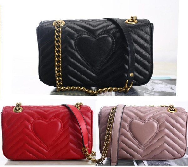 Luxury Handbags High Quality Designer Handbags Original Soft Sheepskin Genuine Leather Women Shoulder Bags Come With Box