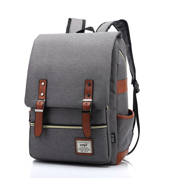 Vintage Laptop Backpack for Women Men,School College Backpack with USB Charging Port Fashion Fits 15 inch Notebook