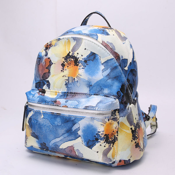 Fashion Women brand backpack PU leather shoulder bags girl satchel BAG302