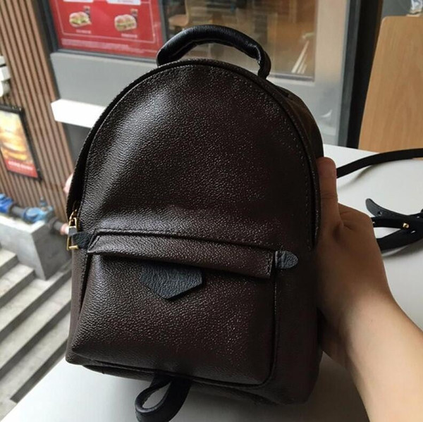 High Quality Best Price ! Original Design Genuine leather mini women bag children backpack luxury famous fashion Springs Palm