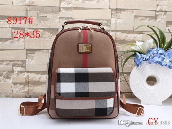 2018styles Handbag Famous Designer Brand Name Fashion Leather Handbags Women Tote Shoulder Bags Lady Leather Handbags M Bags purse 8917