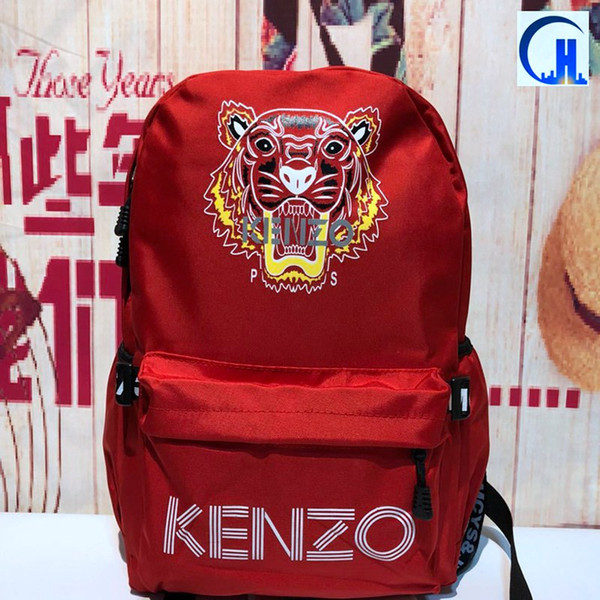 Fashion Designer Backpacks School Bag Outdoor Brand Shoulders Bags With Letters Tiger Head Pattern Student Bags Climbing Travel Backpacks