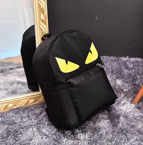Wholesale Backpack Monster Eyes Fur Bag Backpack/backpack bag/school backpack/Canvas backpack/little monster backpack bag