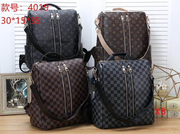 New Style Women Men Backpack Fashion High Quality Leather Women Backpack Large Capacity Travel Bags Knapsack