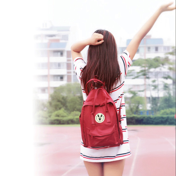 wholesale High quality canvas material bag brand handbags men and women backpack children school bags multiple colors optional
