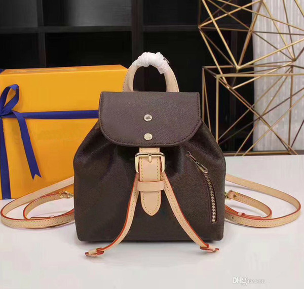 Wholesale Genuine Leather Fashionback Pack Shoulder Bag Handbag Presbyopic Mini Package Messenger Bag Mobile Phonen Purse 44026