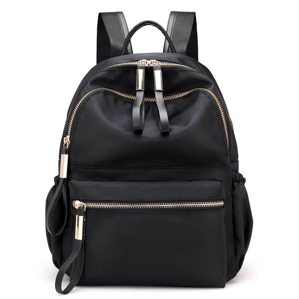 Women Backpacks Oxford Cloth Shoulder Bag Student School Bags Ladies Travel Backpack College Leisure Bag Zipper Backpacks