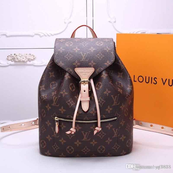 Men and women general shoulder bag, multi-functional large backpack, leather production, mountain leisure bag: M43431