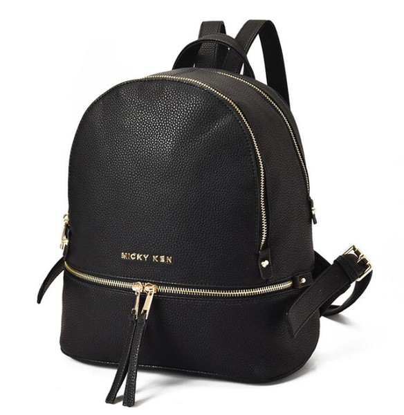 High-quality new backpacks designer 2018 fashion women lady black red rucksack bag charms Fashion messenger bag free shipping