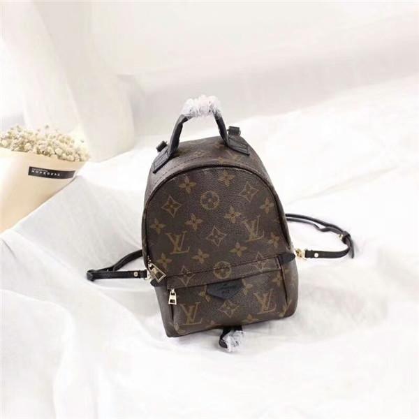 Free shipping!Fashion Palm Springs Backpack Mini genuine leather children backpack women printing leather backpack Style 41562