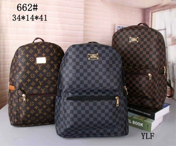 New 2019 Women's Printing Backpack Wholesale Leather Women Fashion Handbags Bags Casual Handbag Travel Backpacks free shipping