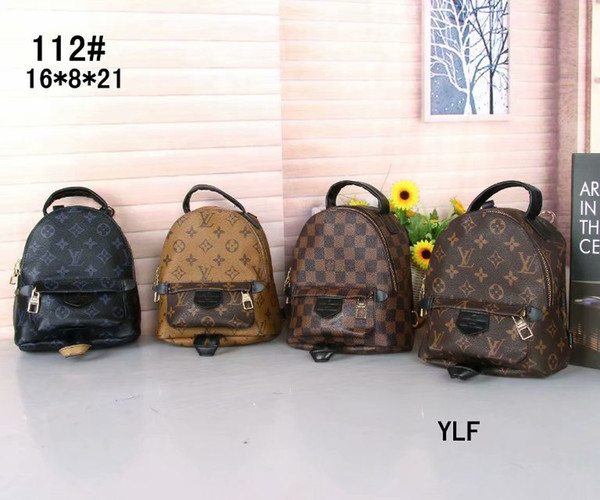 Free ship High quality brands Womens Backpacks Women Bags female PU Leather Ladies Travel Bag