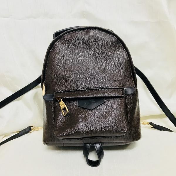 M41562 Luxury Designer Women's Palm Springs Backpack Mini Size Mono Gram Canvers School Bag Good Quality Free Shipping 400