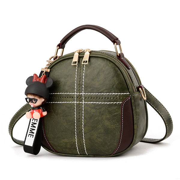 Summer Female 2019 Women's Backpack Bag Handbag Shoulder Toe Bag Wave Korean Version Wild Messenger Fashion Personality Explosions Bag