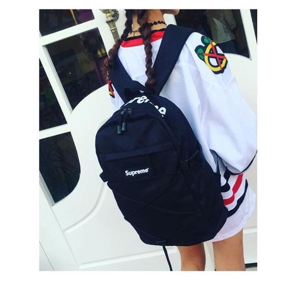 Travel knapsack backpacks men and women Backpack Style school bags kanye west brand Fashion bags