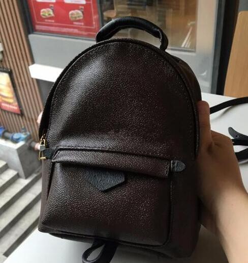 Hight quality Women's Palm Springs Mini Backpack genuine leather children backpacks women printing leather Mini Designer backpack 41560