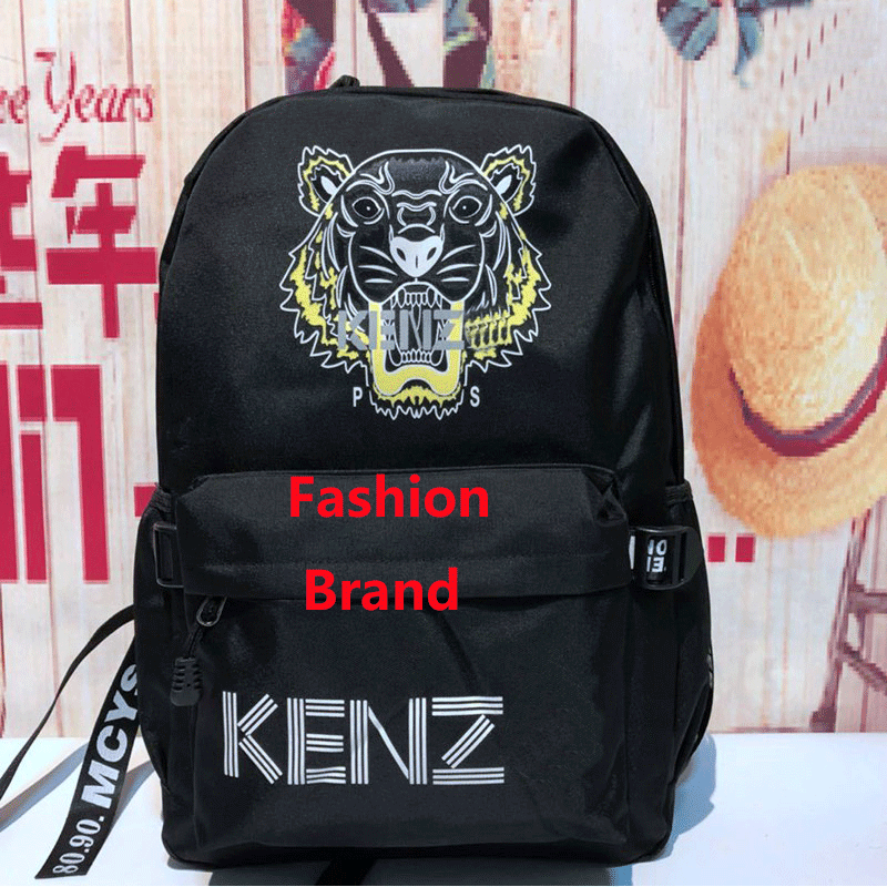 New Fashion Brand Backpack Men Women Outdoor Packs Backpack Embroidered Tiger Designer Student Bag Climbing Travel Backpack