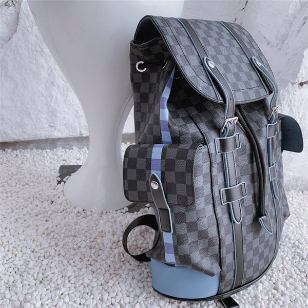 men backpack classical brand new arrival business style double shoulder bags large capacity genuine leather computer bags