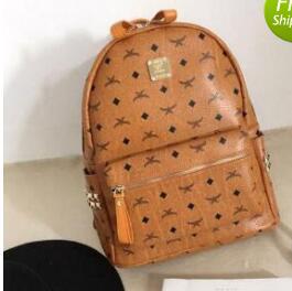 Brand Hot Summer Fashion Women School Bags Hot Punk style Men Backpack designer Backpack PU Leather Lady Bags